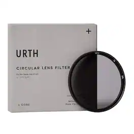 Urth - 77mm ND4 2 Stop Nano-Coating Circular Lens Filter Plus with Ultra-Slim Rim