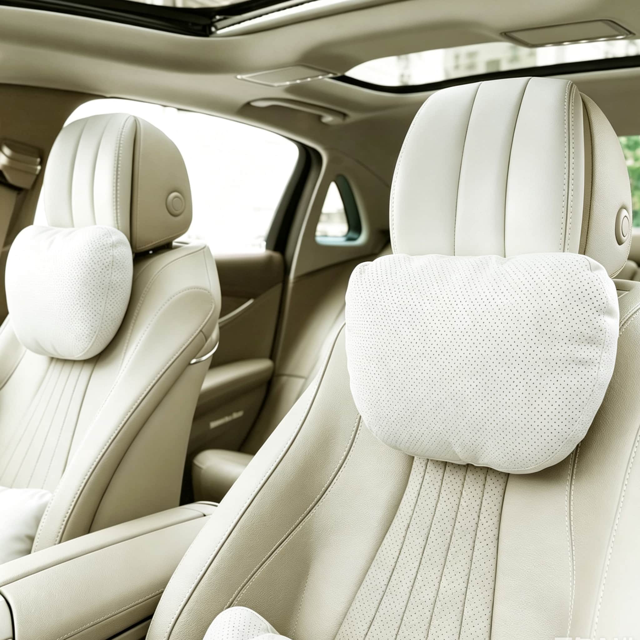 Equipd - 2Pcs Car Headrest Neck Pillow, Universal Premium Suede Leather Soft and Comfortable Headrest, Three Gears Adjustment - White price history on PriceWatchPro