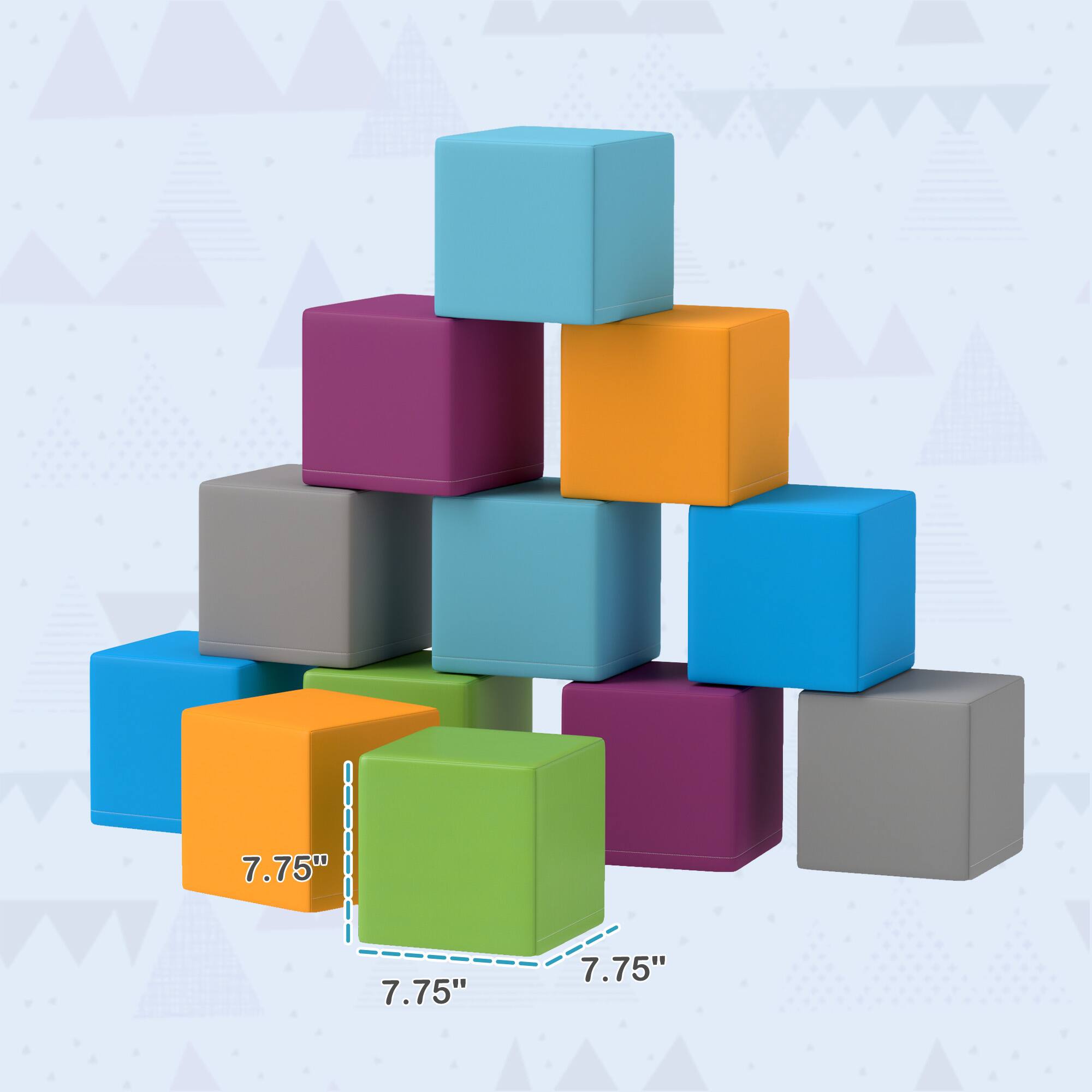 7.75" x 7.75" x 7.75"