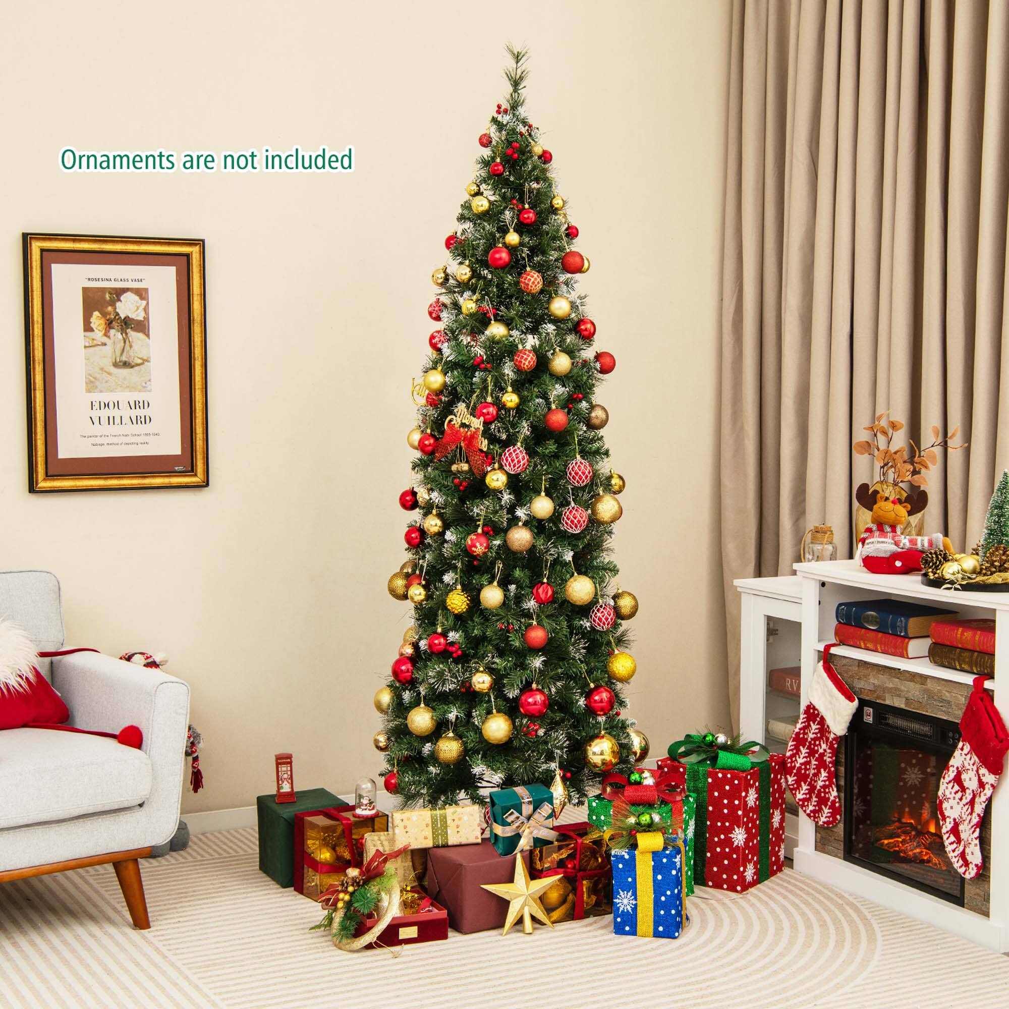 Ornaments are not included.