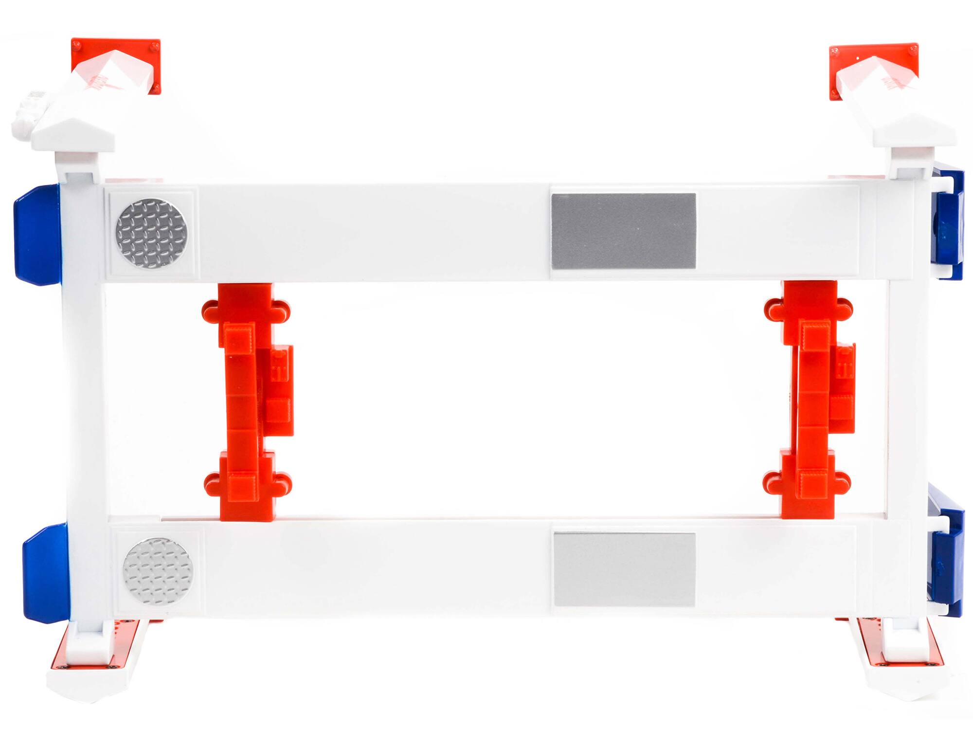 Alt View 1. Greenlight - Adjustable Four Post Lift "Chevron Gasolines" for 1/18 Scale Diecast Model Cars by Greenlight - Multicolor.