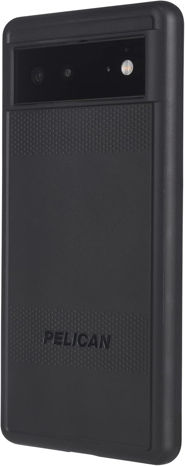 Back. Pelican - Pelican Protector Anti-Microbial Protector Black Case - Google Pixel 6 - Black.