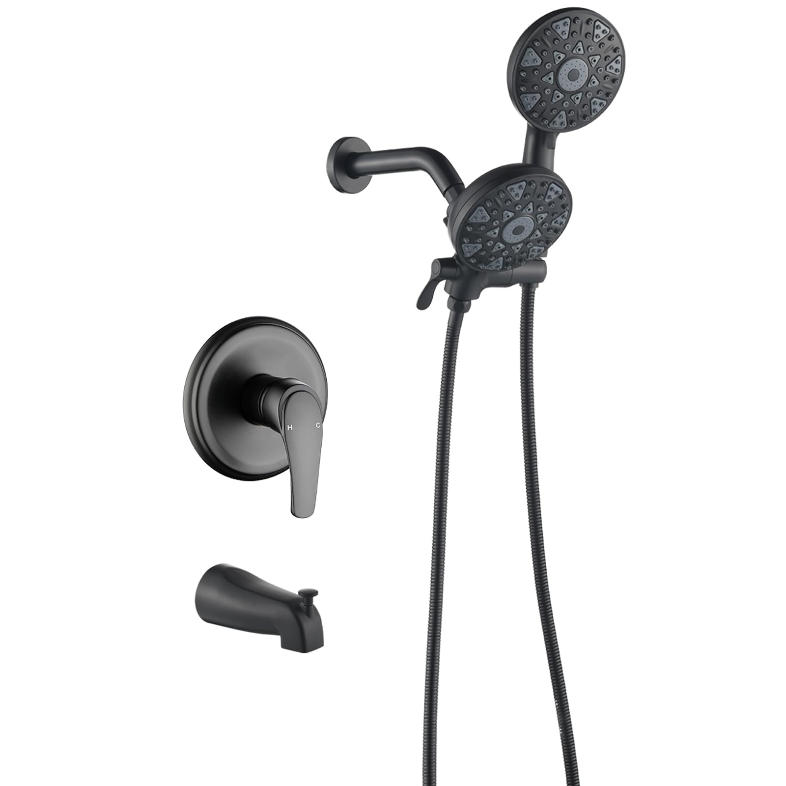 Matte Black-With tub spout