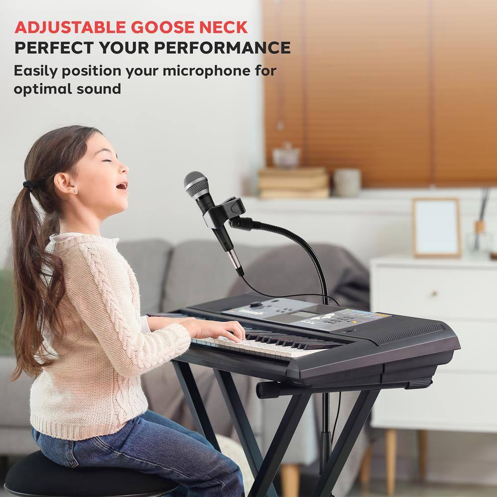 ADJUSTABLE GOOSE NECK  
PERFECT YOUR PERFORMANCE  
Easily position your microphone for optimal sound