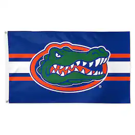 WinCraft - Florida Gators 3' x 5' Horizontal Stripe Deluxe Single-Sided Flag - Multicolor