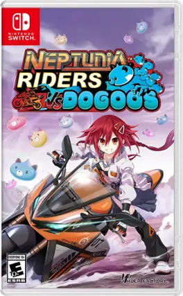 Nintendo Switch. Neptunia Riders vs. Sega Hard Girls. E for Everyone. 10+. ESRB UZUMAKI IVR O. 07 1150 4ZM-3001 M. - E10+ (Everyone 10+)
