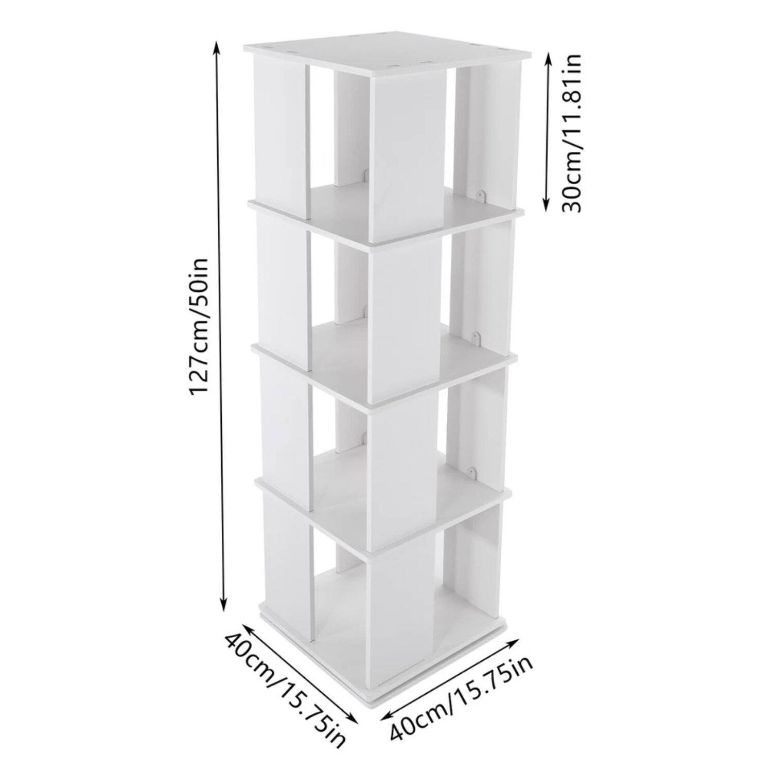 127 cm / 50 in  
30 cm / 11.81 in  
40 cm / 15.75 in  
40 cm / 15.75 in