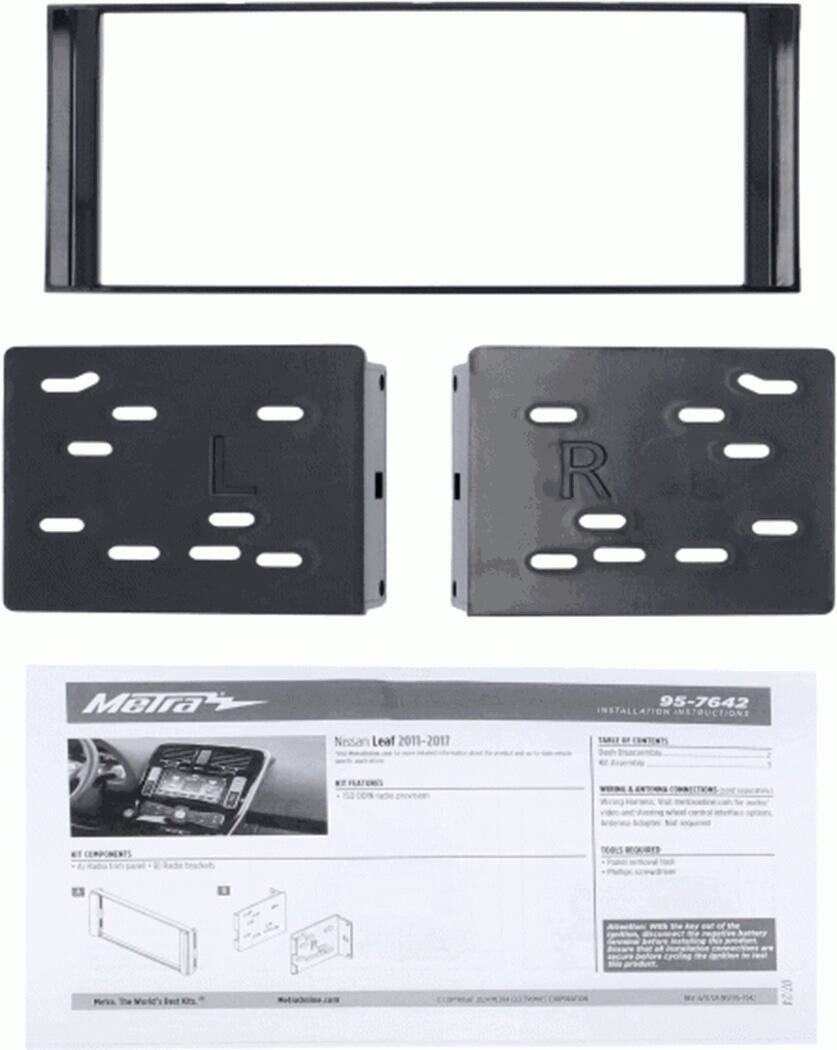 The image features a set of instructions for the Nissan Leaf 2011-2017. The instructions are written in Japanese, but the image also includes a translation in English. The instructions are accompanied by a diagram and a picture of the product, which is a car mount for a smartphone. The product is designed to hold a smartphone securely and conveniently while driving. The instructions provide guidance on how to properly install and use the car mount, ensuring that the smartphone remains safely in place and is easily accessible to the driver.