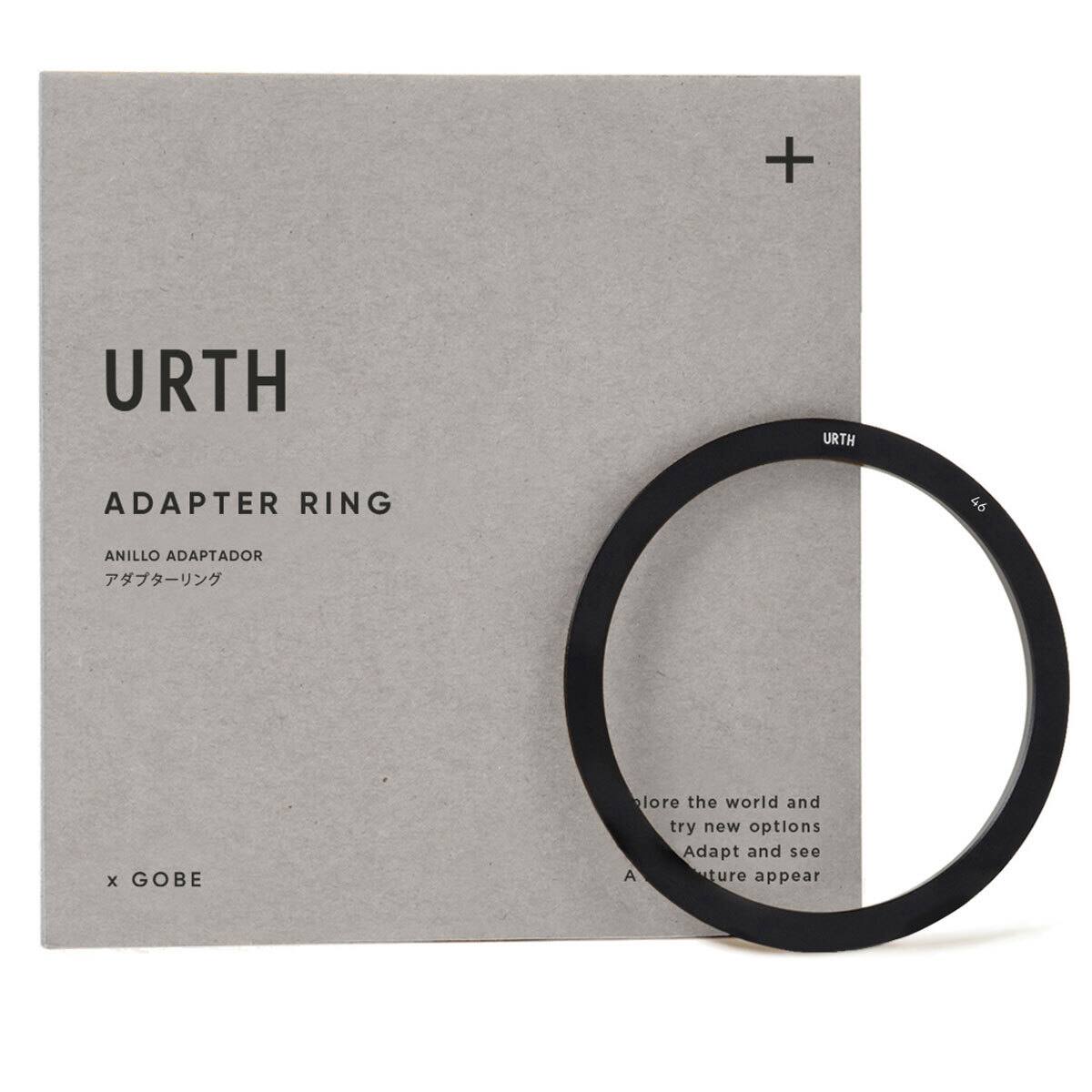 URTH  
ADAPTER RING  
46  
ANILLO ADAPTADOR  
アダプタリング  
x GOBE  

Explore the world and try new options. Adapt and see a future appear