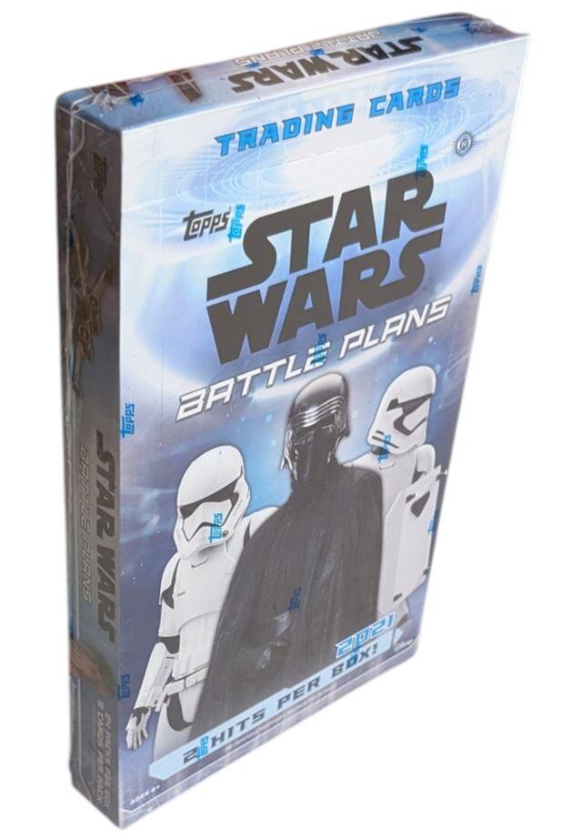 STAR WARS BATTLE PLANS  
Topps TRADING CARDS  
2021  
2 HITS PER BOX!