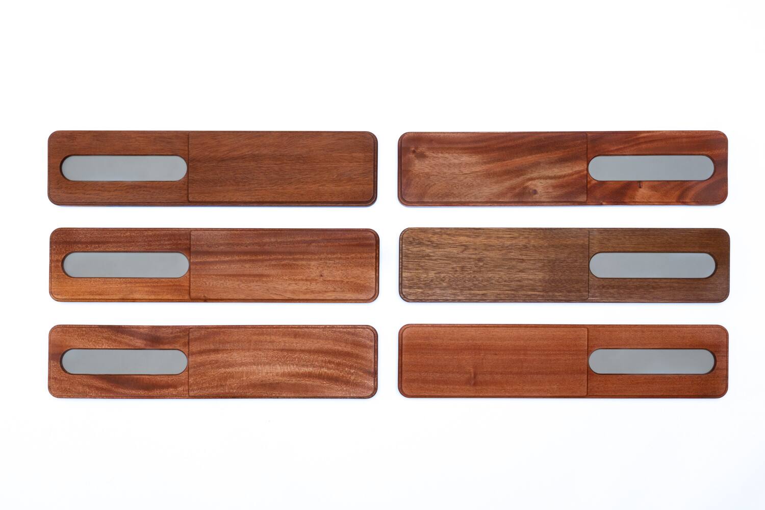 Back. Seattle Ultrasonics - Wireless Charging Tile - Brown (Natural Mahongany).