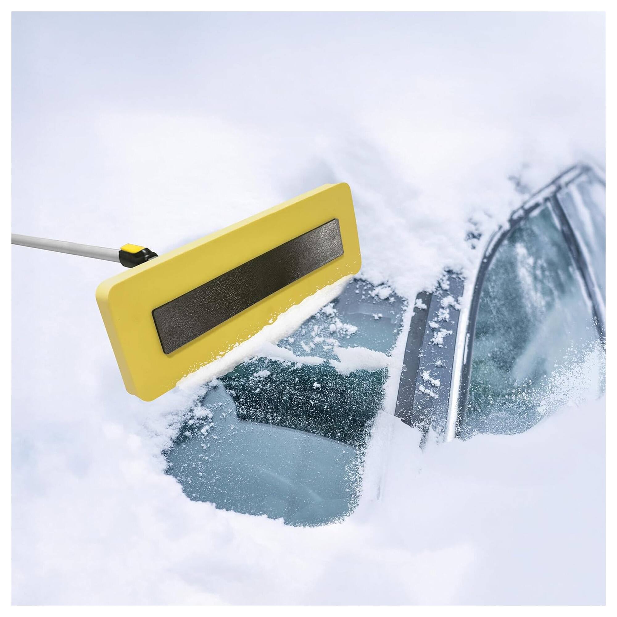 Alt View 5. Snow Joe - Snow Joe 2-in-1 Telescoping Snow Broom and Ice Scraper with Extendable Handle.