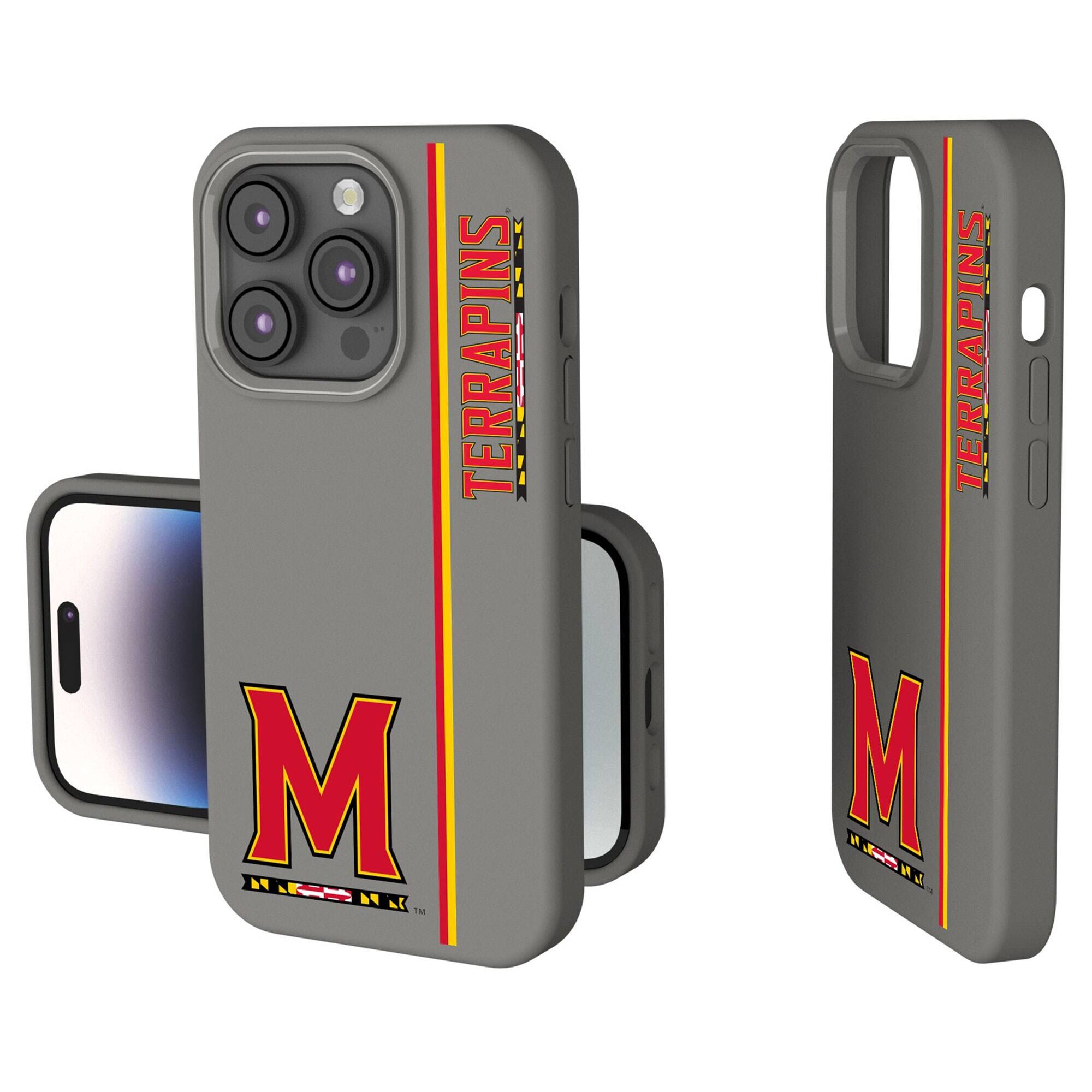 Keyscaper - NCAA - Maryland Terrapins iPhone Soft Touch Case - 14 - Gray