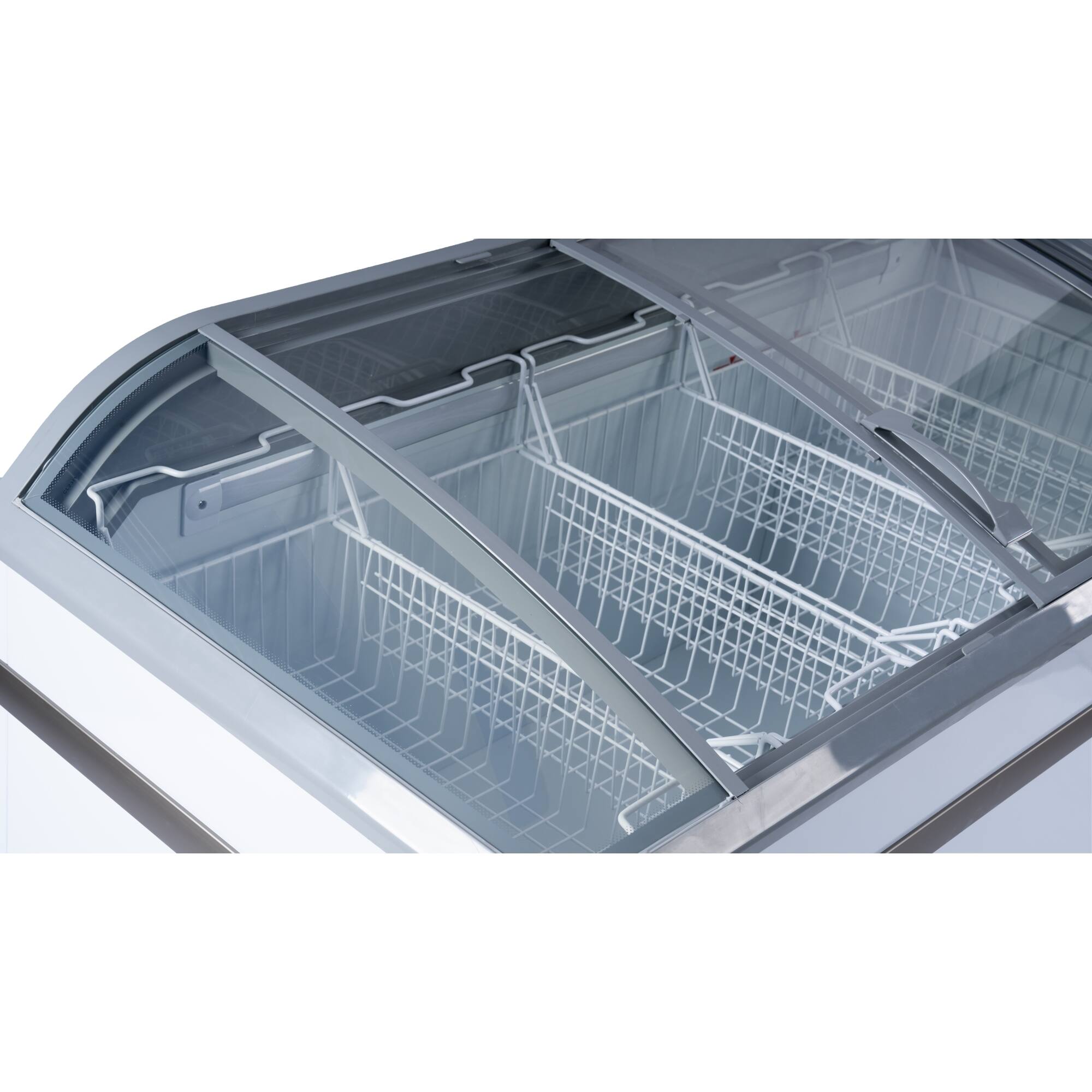 Alt View 5. Koolmore - 65 Inch Manual Defrost Island Chest Freezer 16 cu. ft. Capacity in White - White.