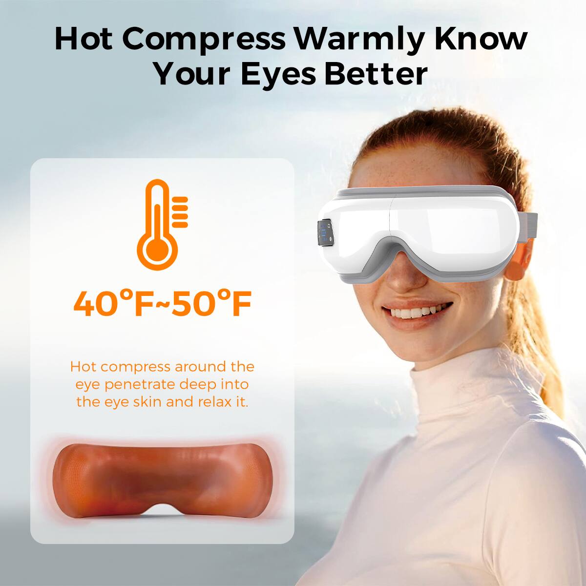 Foxxd MC1 Smart Eye Massager Relieve Tired Eyes in 6 Modes & Enjoy