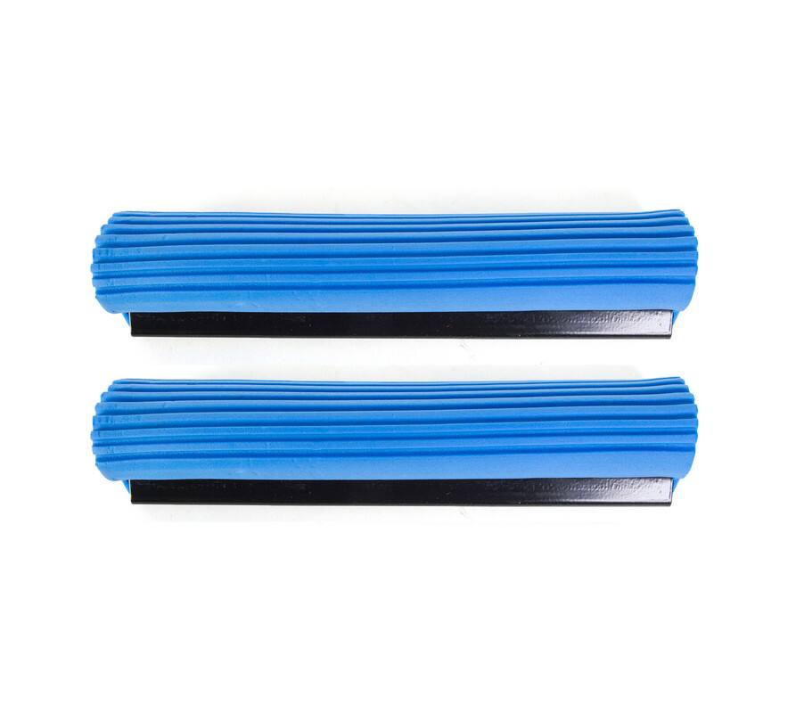 Kitchen + Home - PVA Sponge Roller Mop Refills - Set of 2 - Blue
