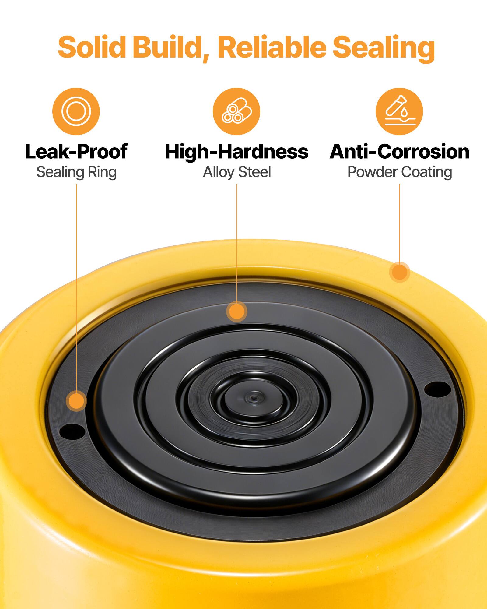 Solid Build, Reliable Sealing  
Leak-Proof High-Hardness Anti-Corrosion Sealing Ring Alloy Steel Powder Coating