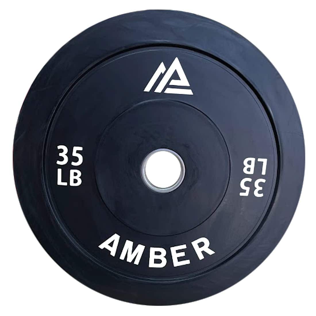 Amber Sporting Goods - Olympic Bumper Plates Pair, Rubber Weight Plates with 2-Inch Steel Hub, Cross Training – 35lb - Black price history on PriceWatchPro