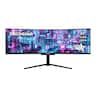Deco Gear - 49" QD-OLED 240Hz Curved Super Ultrawide Gaming Monitor 5K DQHD 0.03 ms HDR400 90W USB-C - Black