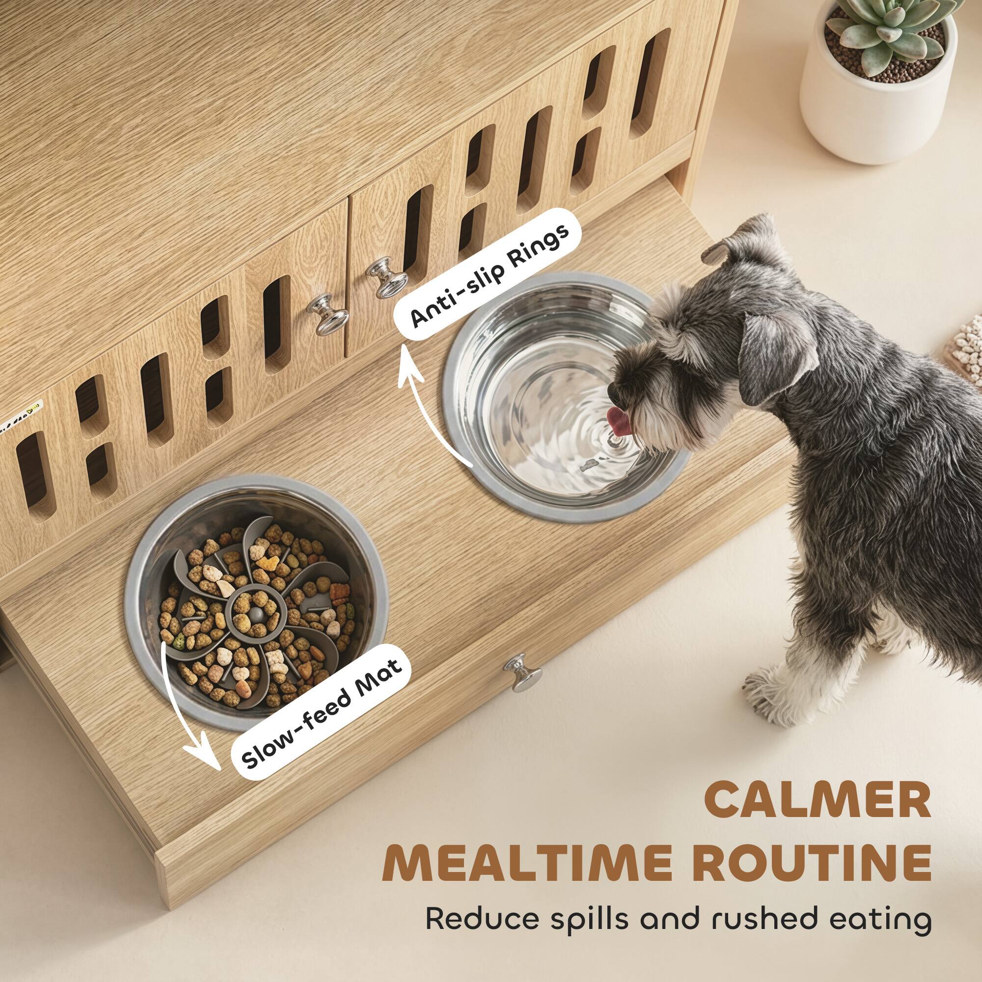 COMPANY

Anti-slip Rings

Slow-feed Mat

CALMER MEALTIME ROUTINE

Reduce spills and rushed eating