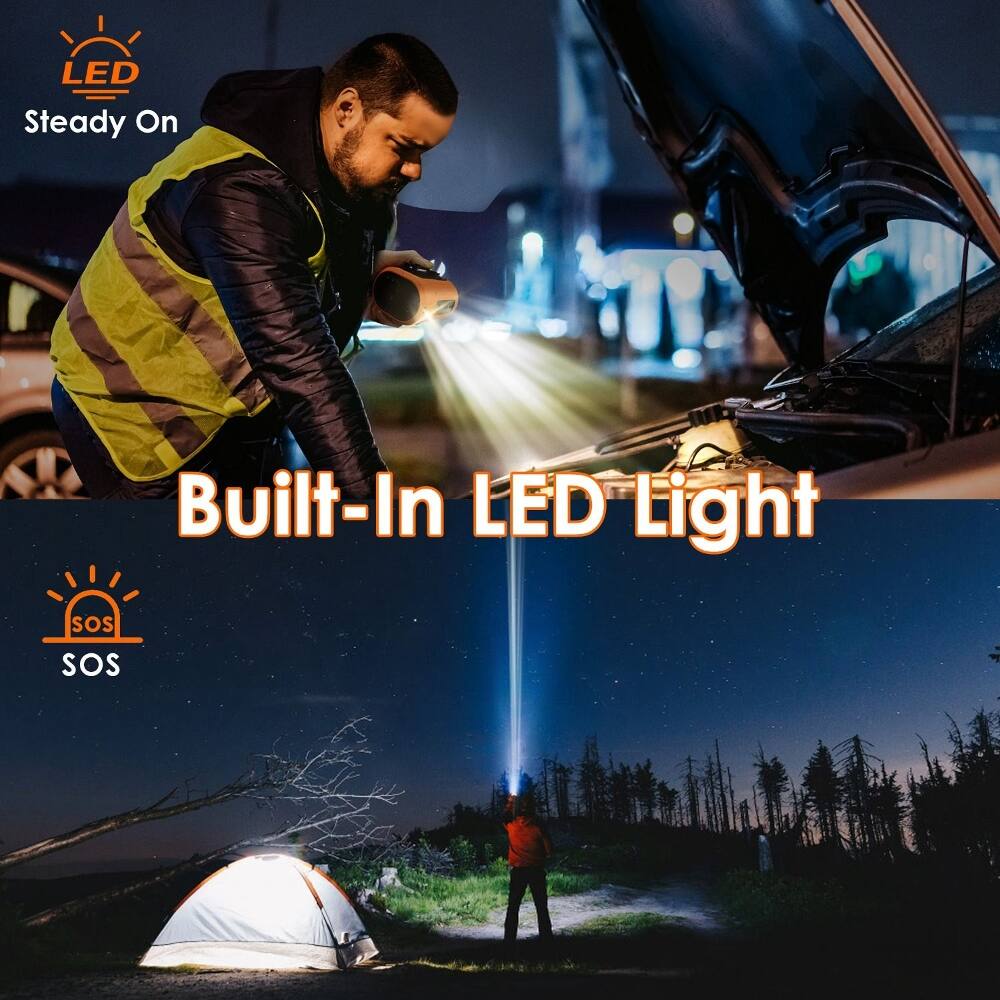 LED Steady On  
Built-In LED Light  
SOS