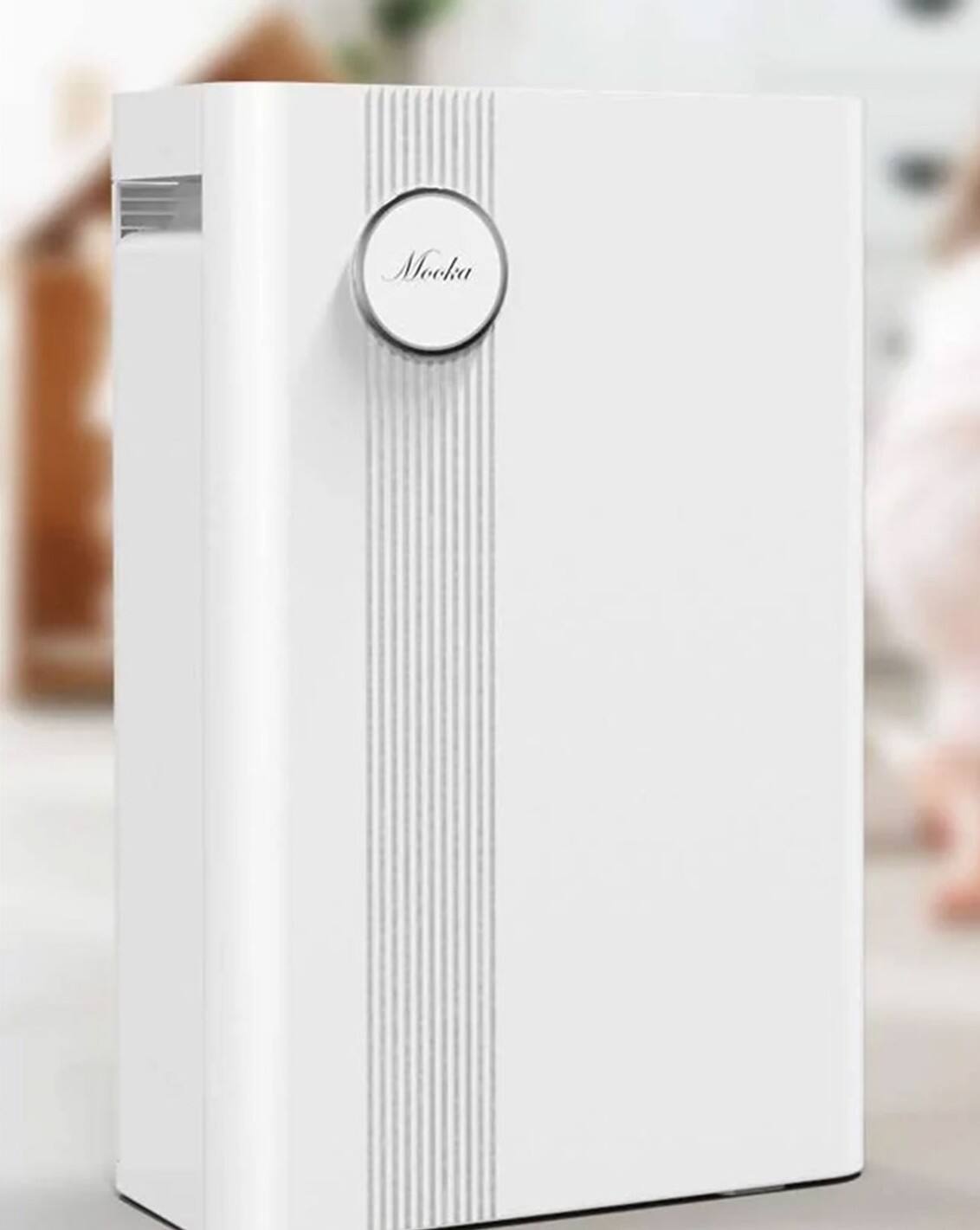 Alt View 7. Mooka - Mooka KJ203F-142 Home Air Purifier for Large Rooms with True HEPA Air Filter - White.