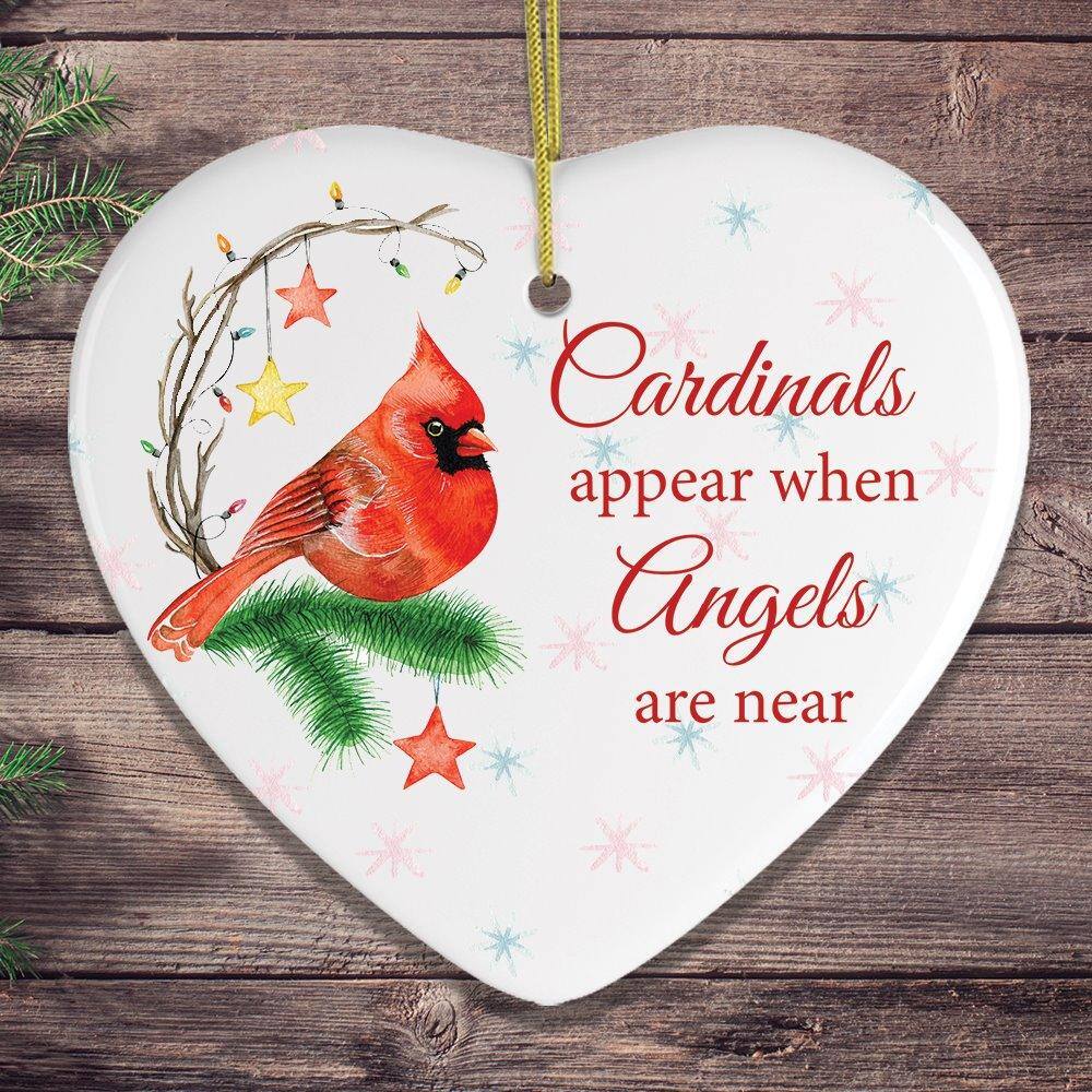 Cardinals appear when Angels are near