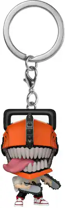 Front. Funko - Funko Keychain: Chainsaw Man - Chainsaw Man - Collectibles - Multicolor.