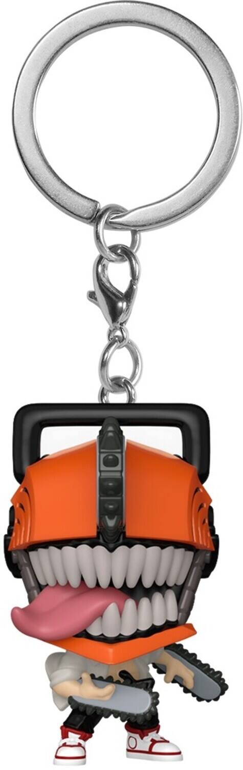 Front. Funko - Funko Keychain: Chainsaw Man - Chainsaw Man   - Collectibles - Multicolor.