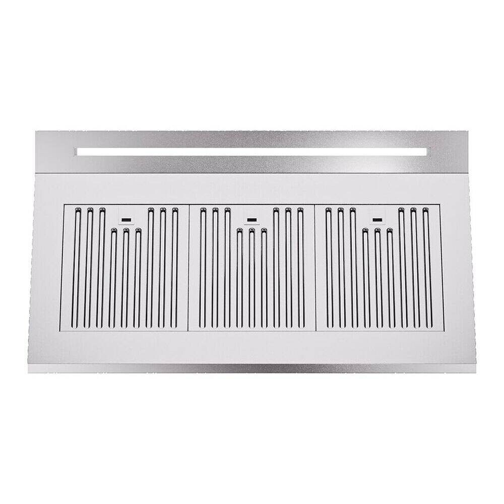 Alt View 2. ILVE - ILVE Professional Plus II Series 36 in. Wall Mount Range Hood with 600 CFM - Stainless Steel.