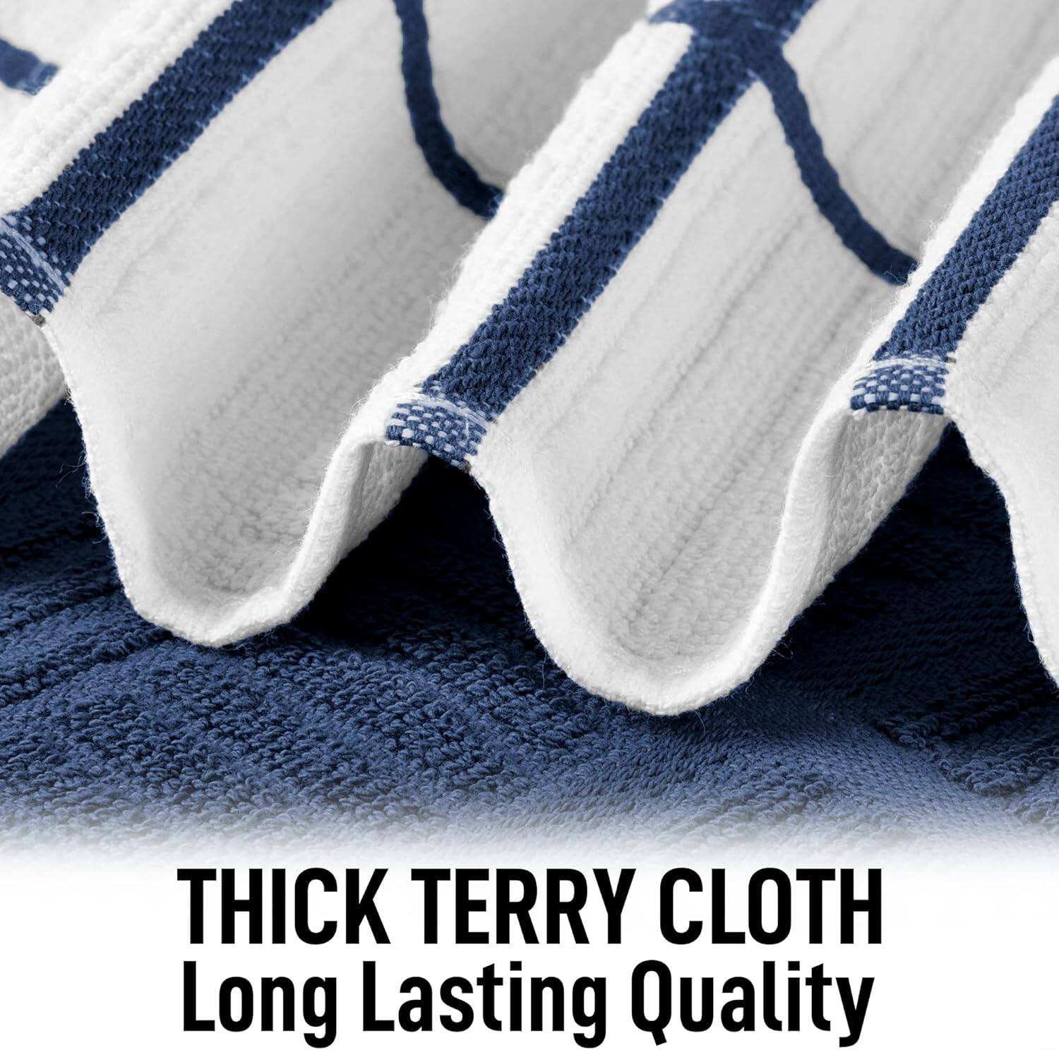 THICK TERRY CLOTH  
Long Lasting Quality