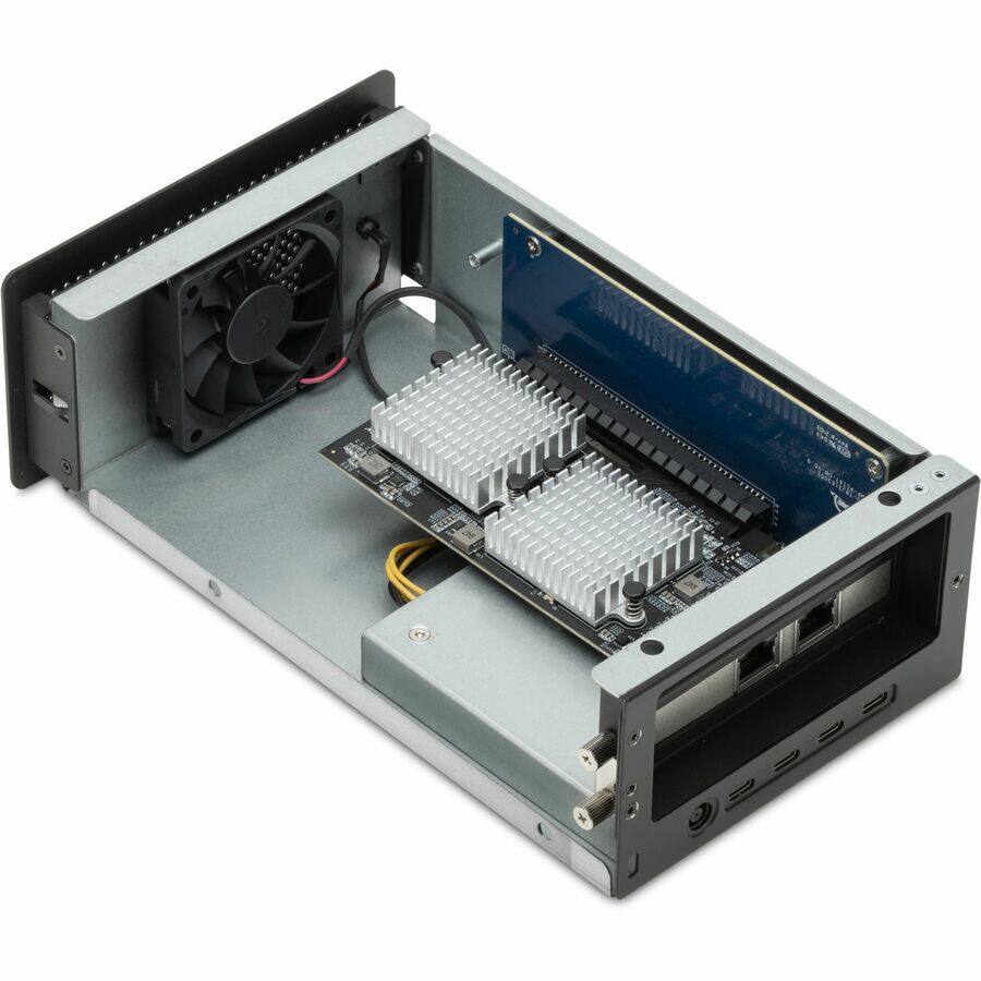 Alt View 4. OWC - OWC Mercury Helios 5S Thunderbolt 5 (USB-C) External PCIe and Connectivity Expansion Solution with 3 TB5 80GB Ports - Black.