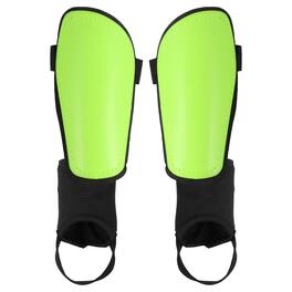 Unique Bargains - Soccer Shin Guards, Shin Pads EVA Cushion with Ankle Protection - For Youth Adults Women Men Football Training, M Size - Blue