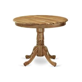 East West Furniture - Dining Room Set Natural - Brown