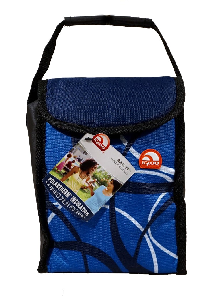 Igloo - Insulated Lunch-Sized Bag it Cooler - Ocean Blue - Multi