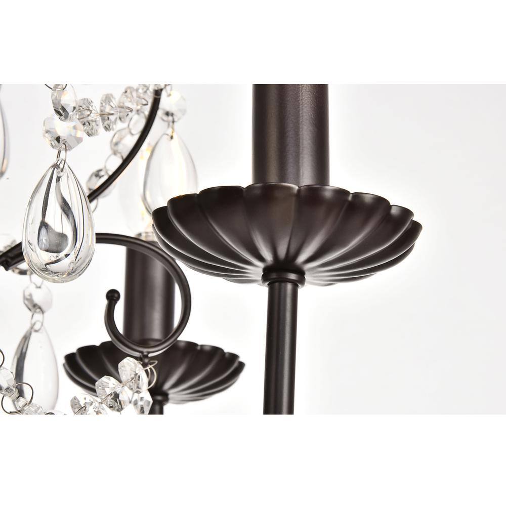 Alt View 2. Living District - BLAISE Collection Pendant D17 H23 Lt:5 Oil rubbed bronze Finish - Oil Rubbed Bronze.