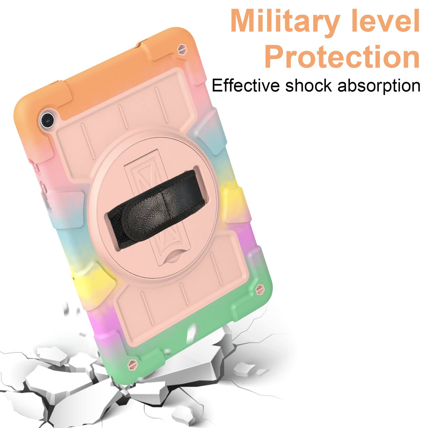 Military level Protection  
Effective shock absorption