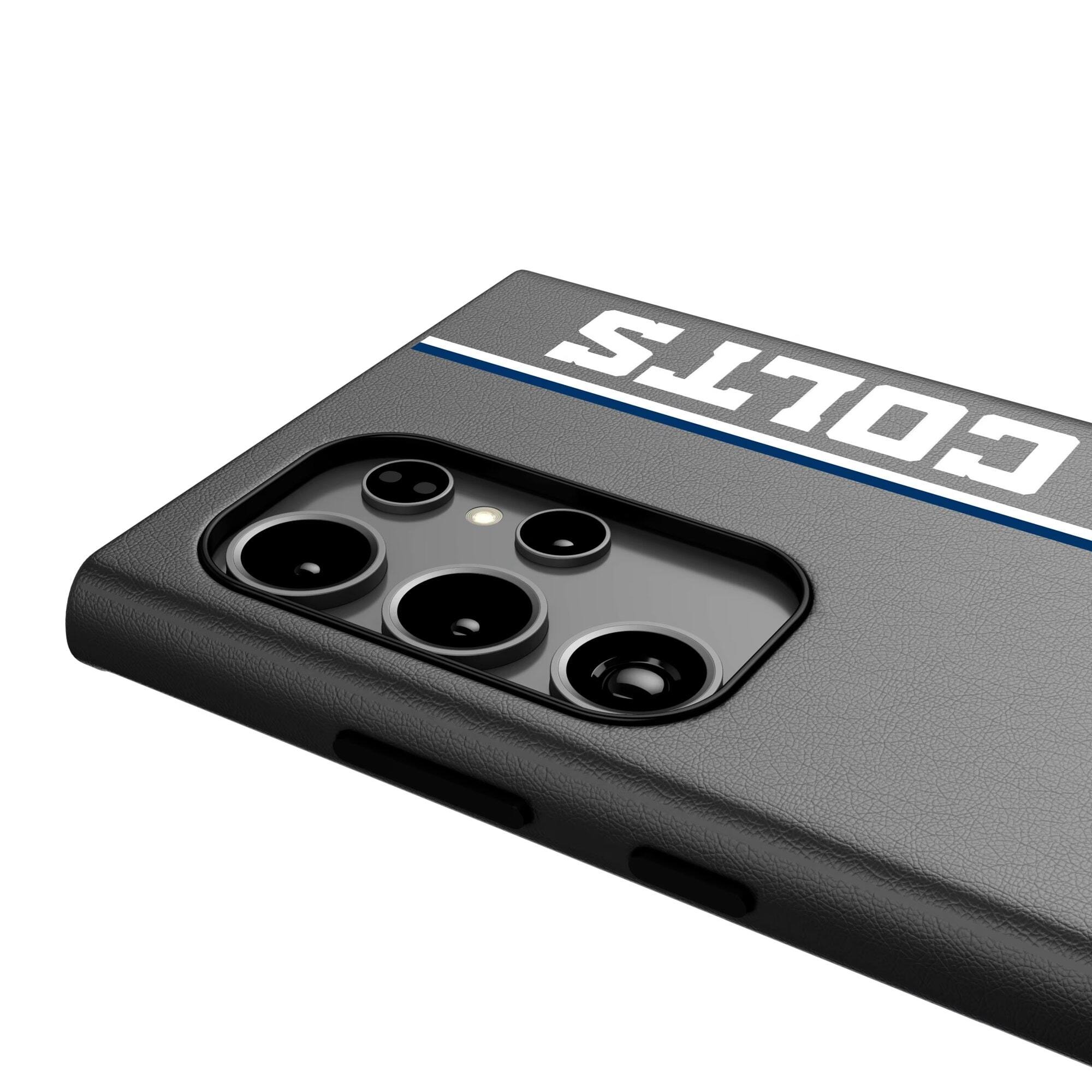 Alt View 2. Keyscaper - Indianapolis Colts Galaxy Magnetic Bump Case - S25 - Black.