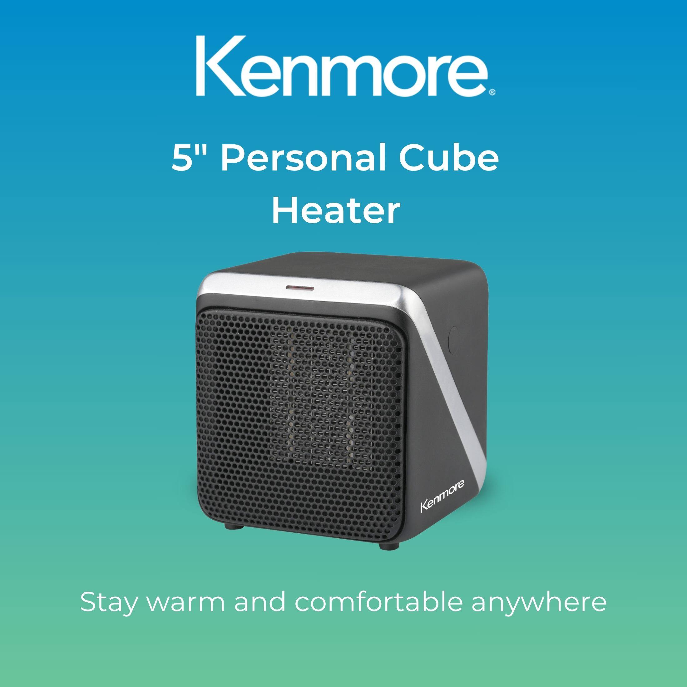 Kenmore  
5" Personal Cube Heater  
Stay warm and comfortable anywhere