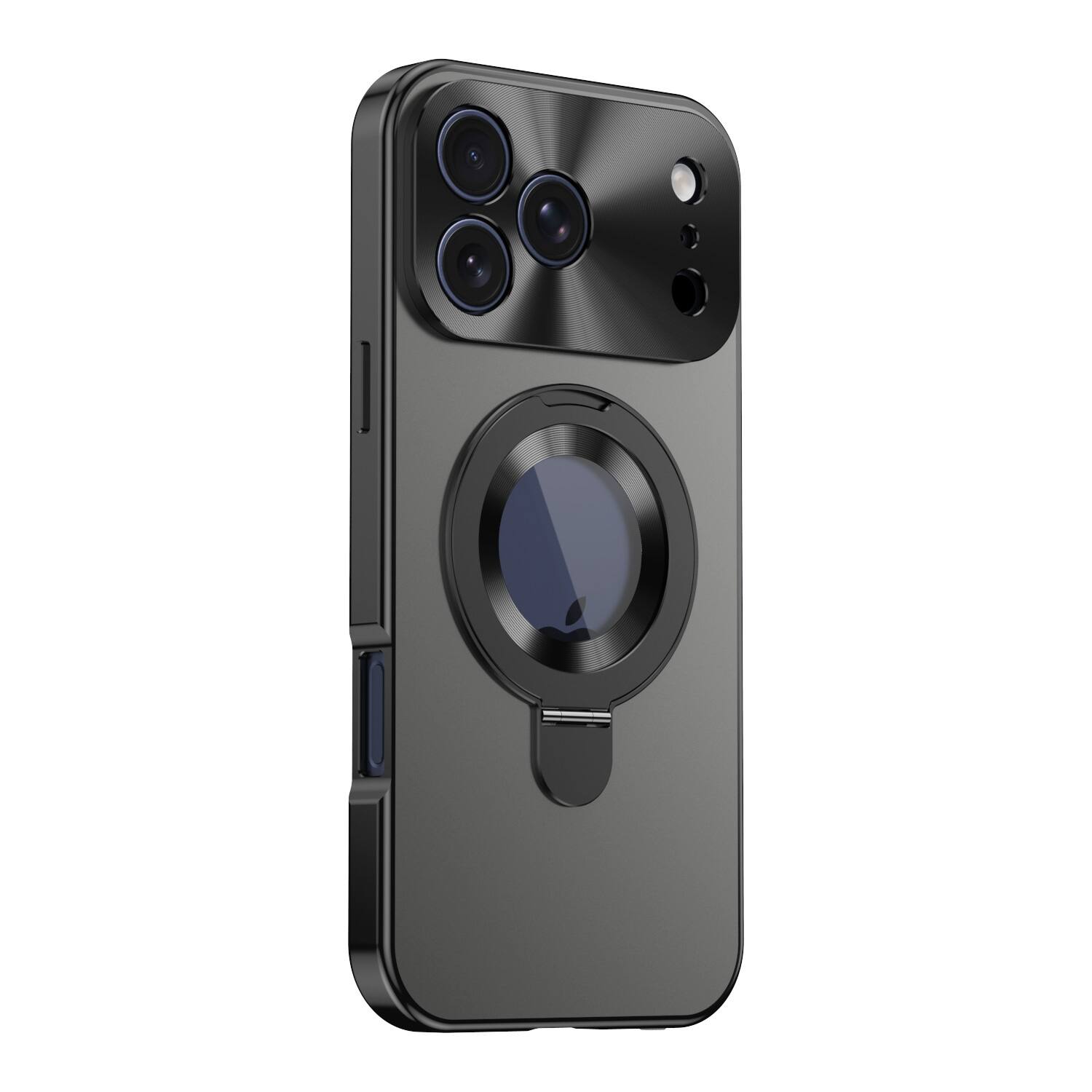 Alt View 9. UUCOVER - Magnetic Kickstand Case for Apple iPhone 18 Pro with Privacy Tempered Screen Protector Cover Compatible with MagSafe - Black.