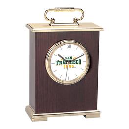 Jardine - San Francisco Dons Primary Team Logo Carriage Clock - Gold