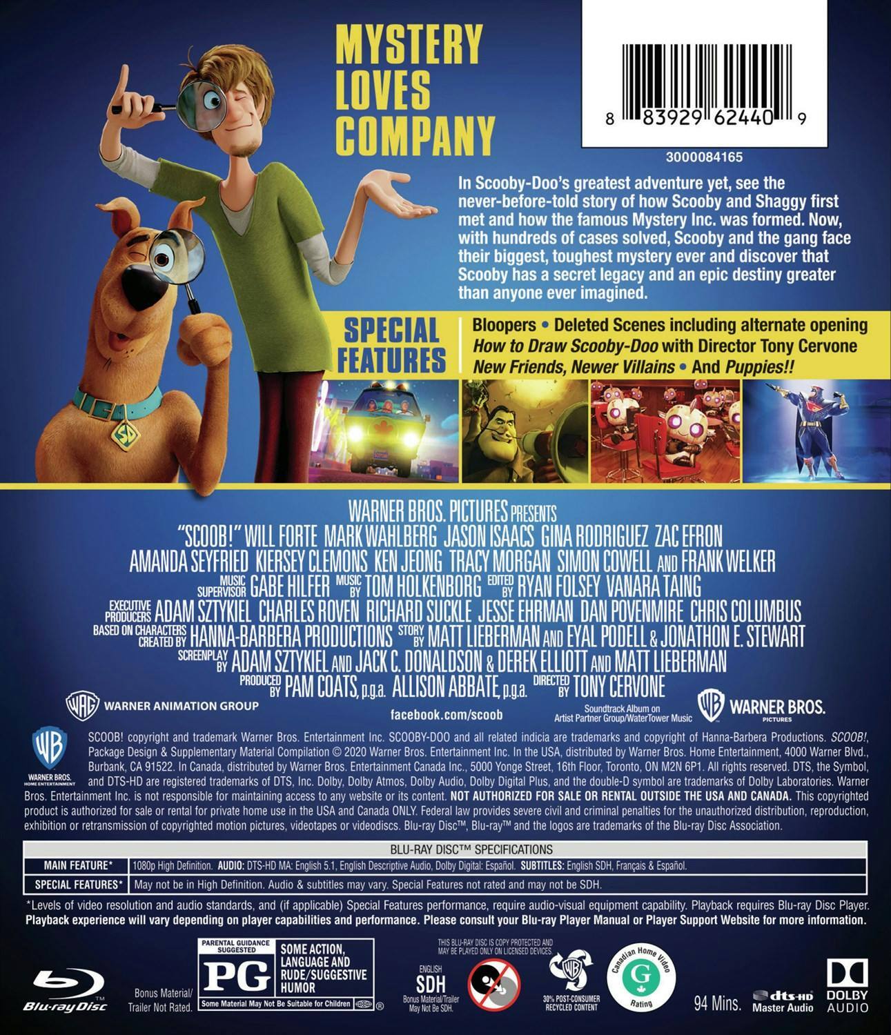 Back. Scoob! [Blu-ray].