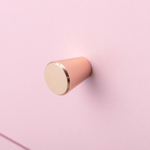 Alt View 5. Winado - Modern 6 Drawer Dresser Tall Dresser Chest of Drawers Anti-Tipping Device Metal Handle for Bedroom Living Room Hallway - Pink.