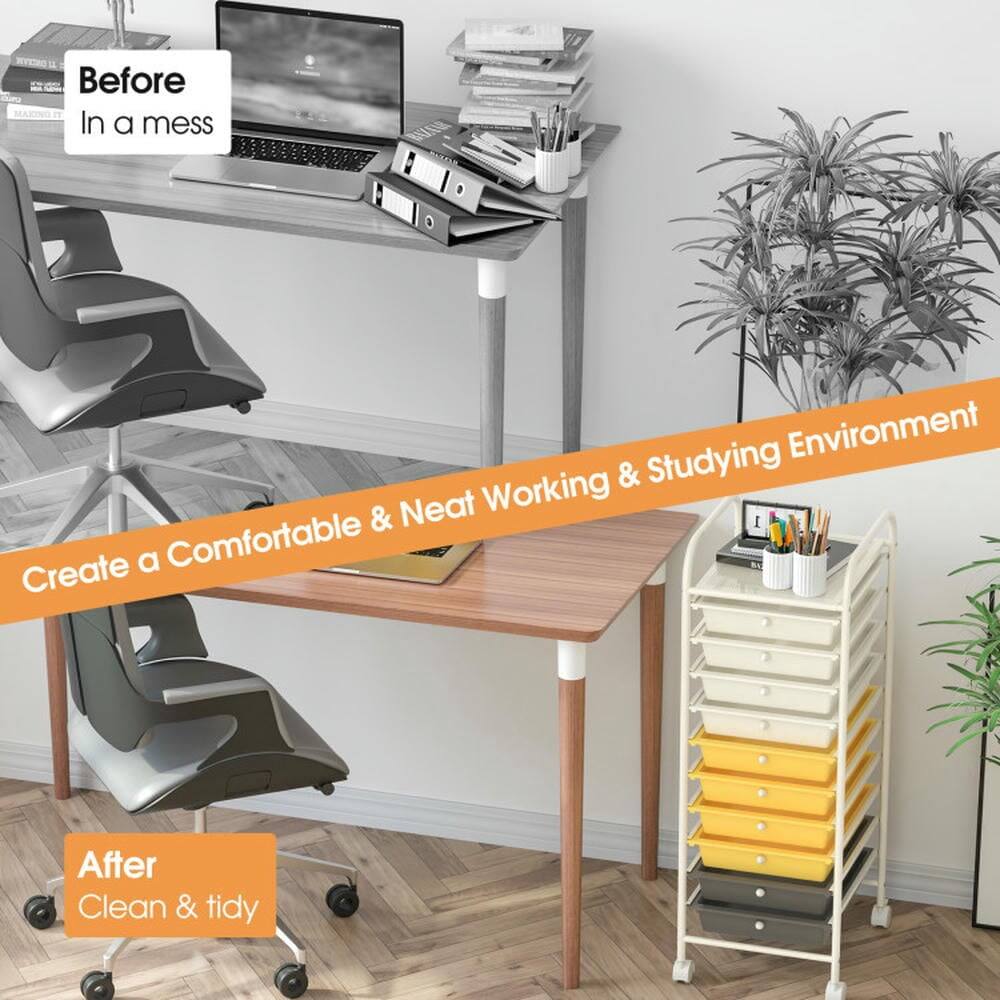 Before  
In a mess  

Create a Comfortable & Neat Working & Studying Environment  

After  
Clean & tidy