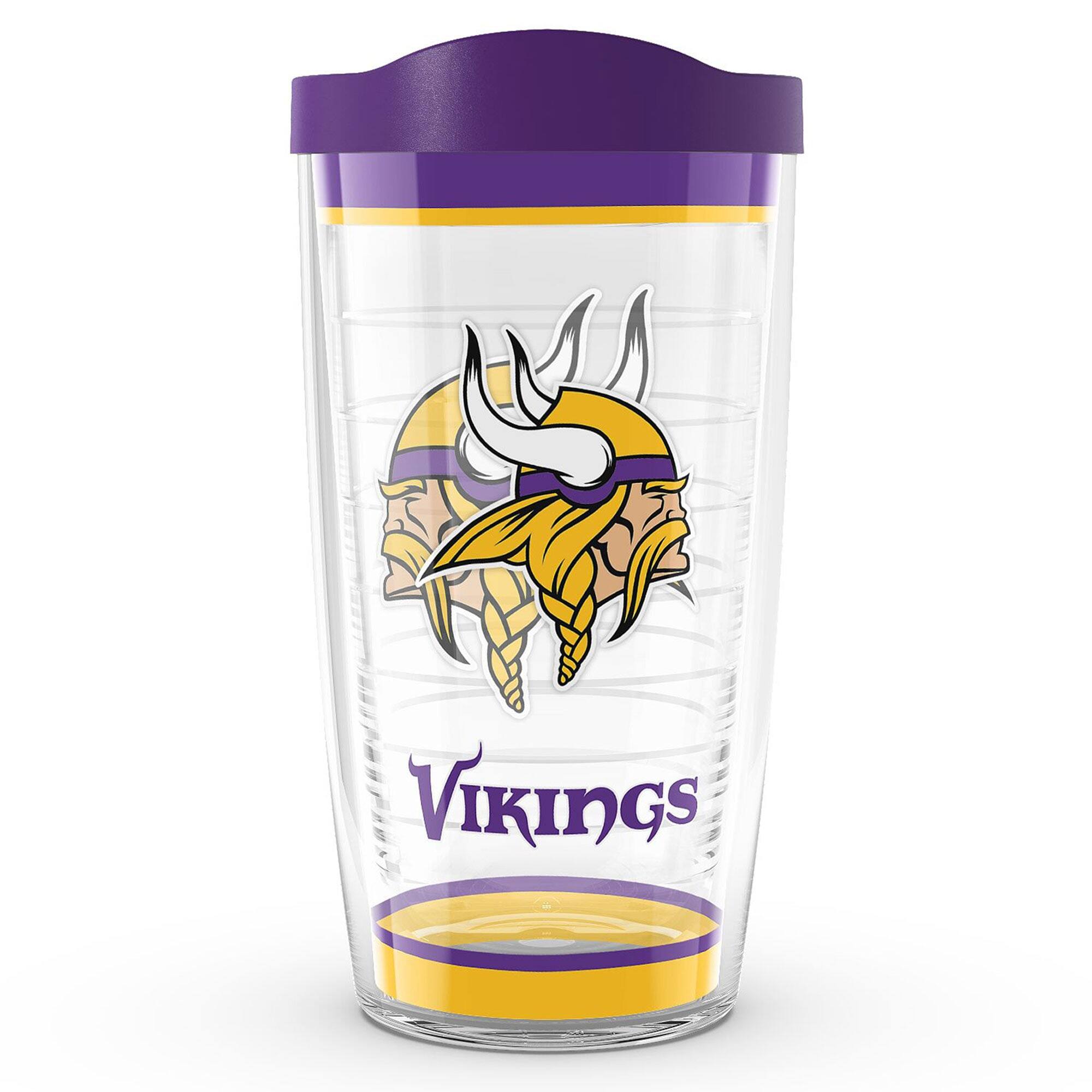 Front. Tervis - Minnesota Vikings 16oz. Tradition Classic Tumbler - Multicolor.
