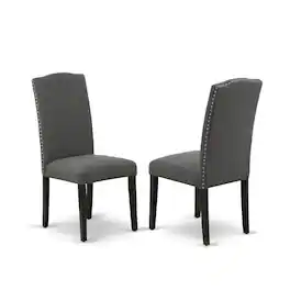 East West Furniture - V696EN120-5 5-Pc Dinette Room Set - 4 Kitchen Chairs and 1 Modern Rectangular Cement Wood Dining - Multi-Color