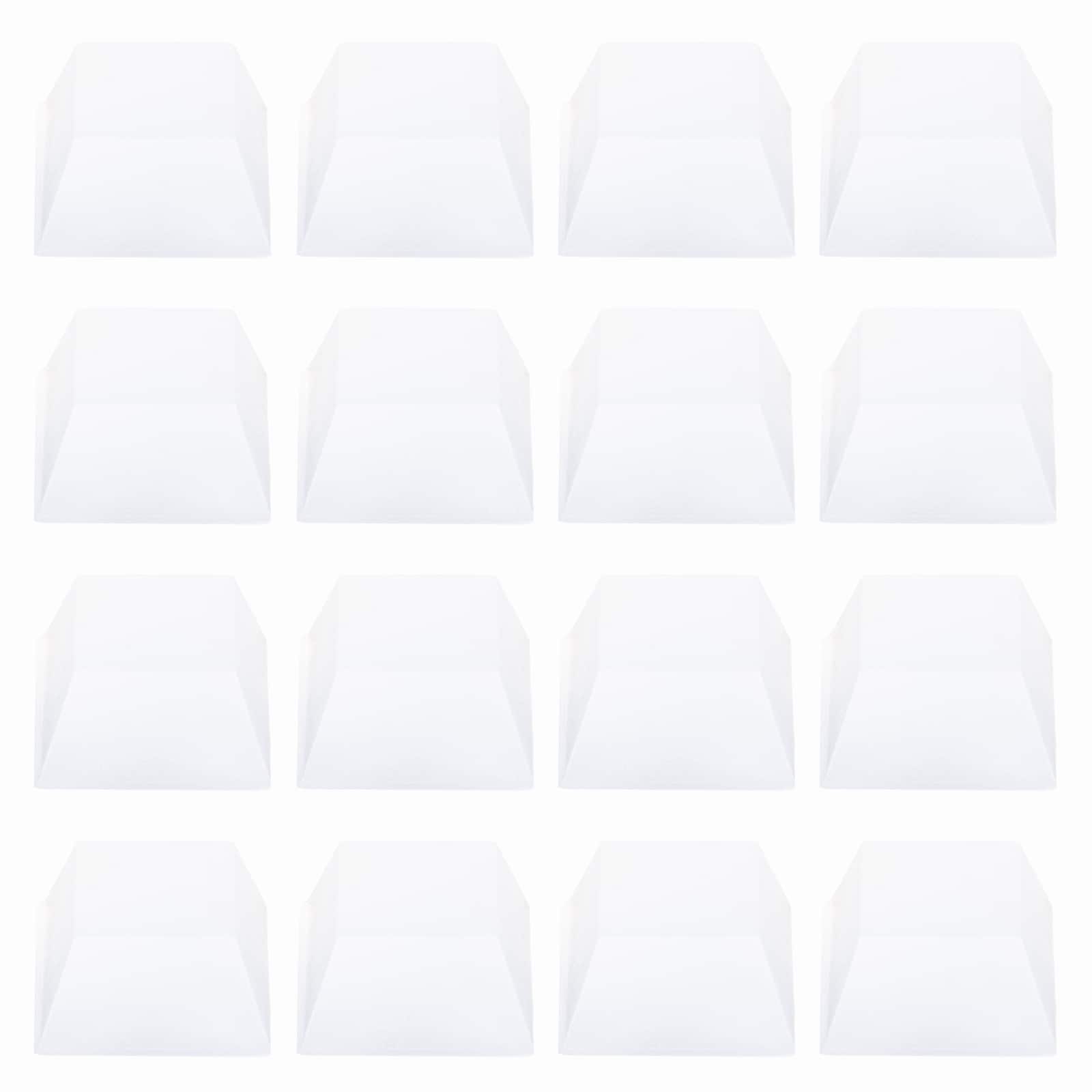 "Unique Bargains - Rubber Speaker Isolation Feet, 0.79""x0.39"" Anti-Vibration Pad with Adhesive for Turntable Subwoofer 16pcs - Transparent" price history on PriceWatchPro