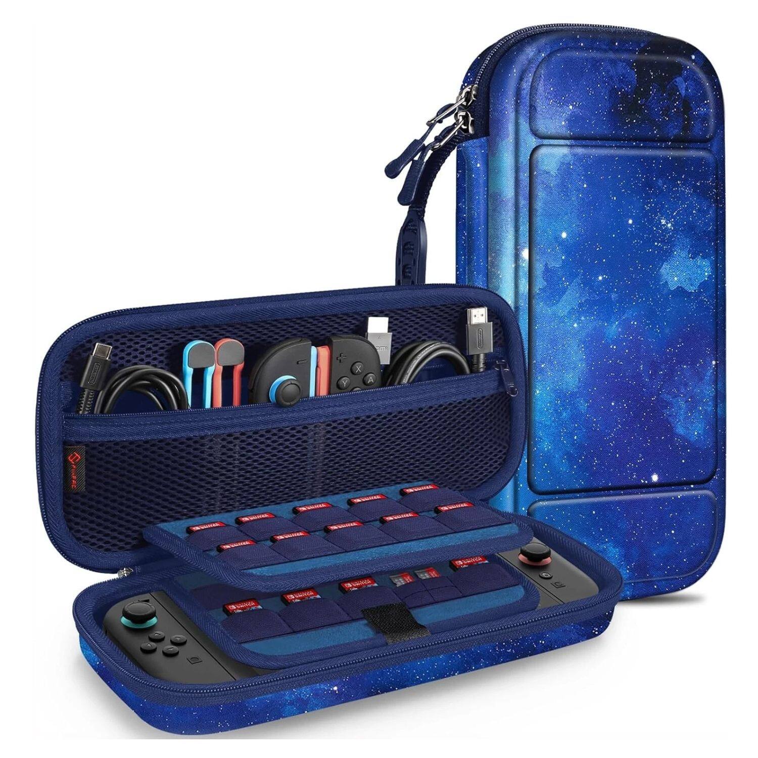 Angle. Stock Preferred - Carrying Case for Nintendo Switch 2 (2025) Hard Shell Portable Travel Bag Cover Starry Sky - Starry Sky.