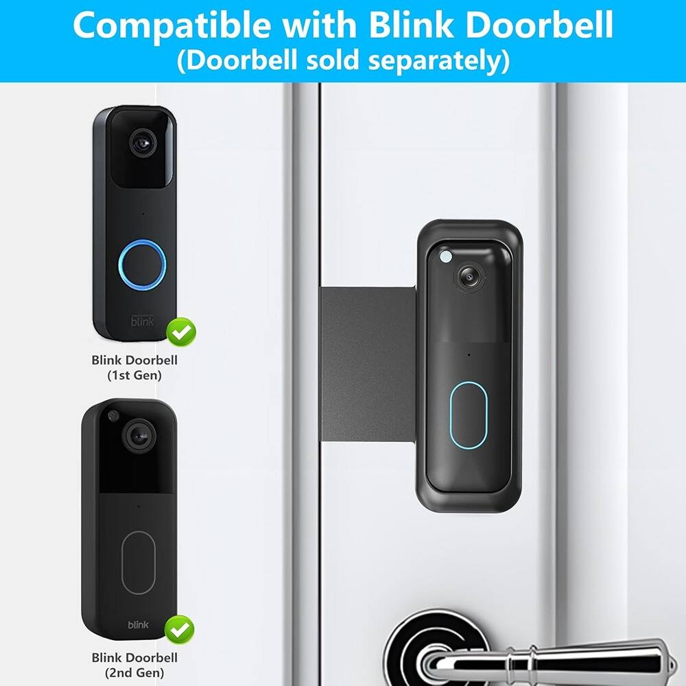 Compatible with Blink Doorbell (Doorbell sold separately)

- Blink Doorbell (1st Gen)
- Blink Doorbell (2nd Gen)