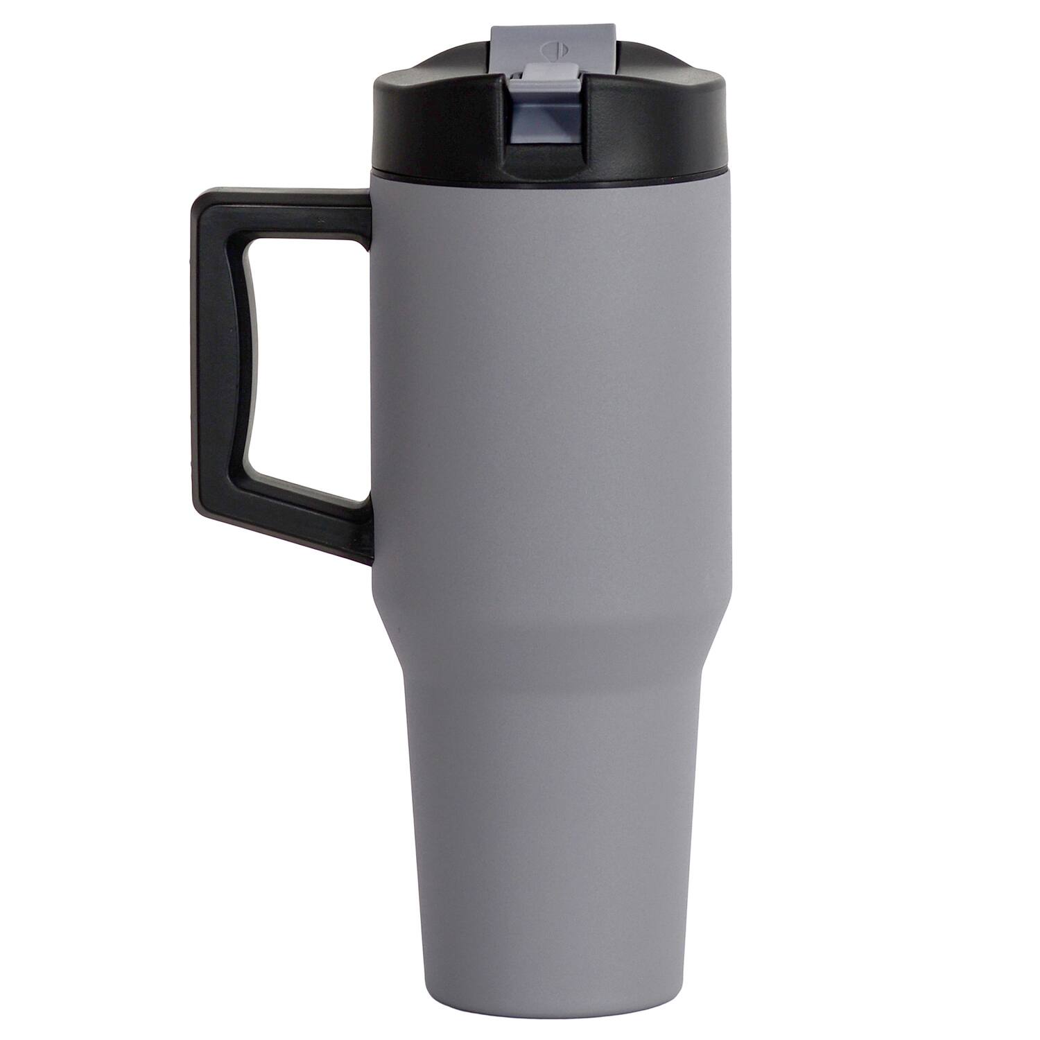 Angle. Elemental - Commuter Stainless Steel Tumbler 32 Oz. - Graphite.